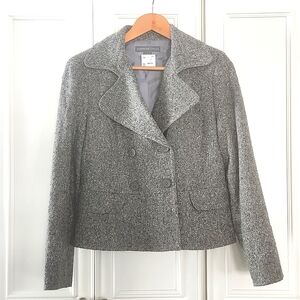 Josephine Chaus Gray Tweed Blazer